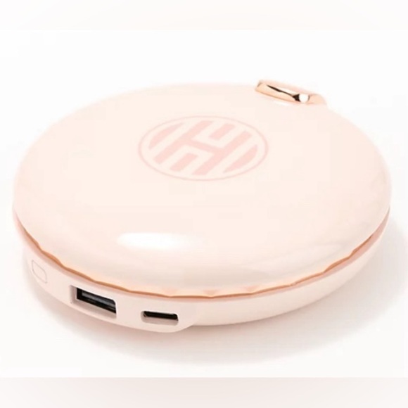 Halo Other - NEW - HALO 3-in-1 Compact Mirror w/ Light and 5,000mAh Power Bank.  Color: Peach